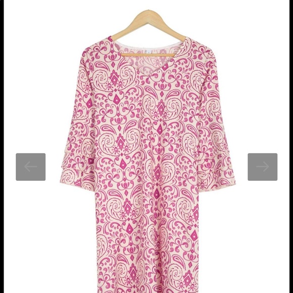 PINK PRINTED MINI DRESS - Yobery - “Brand New” never worn, tag still on. - Picture 6 of 6